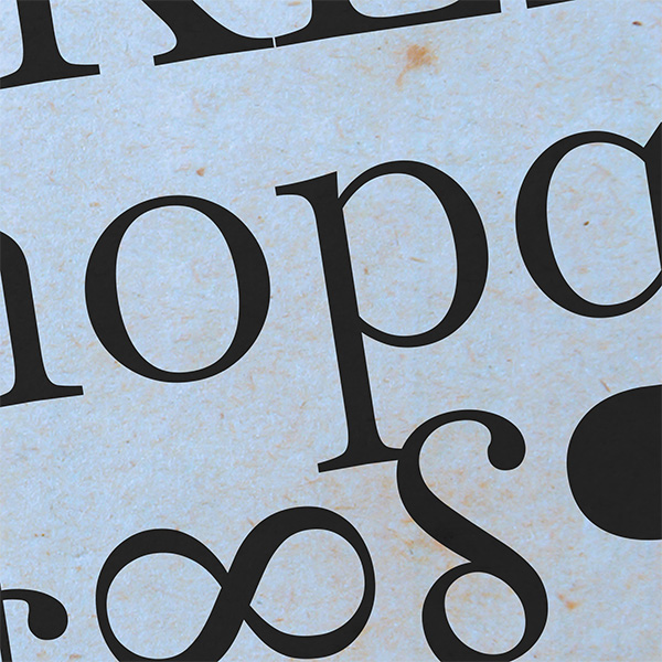 A example of the original Baskerville typeface